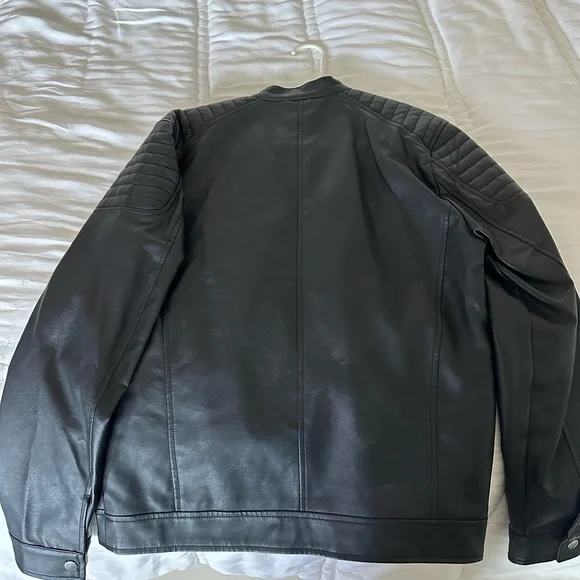 Black Leather Jacket - Picture 2 of 2